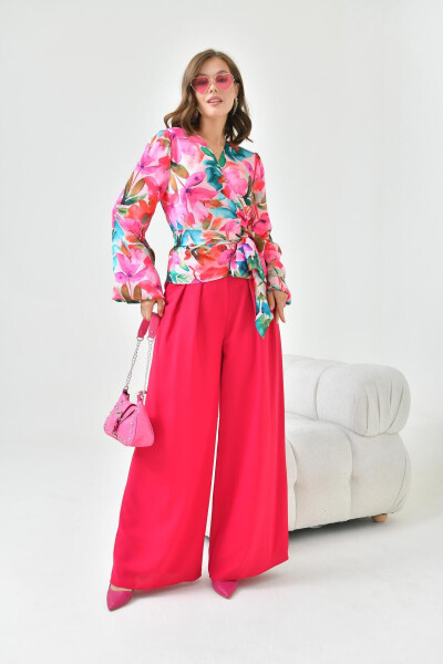 Women's Pantsuit Fuchsia 30860 - 26