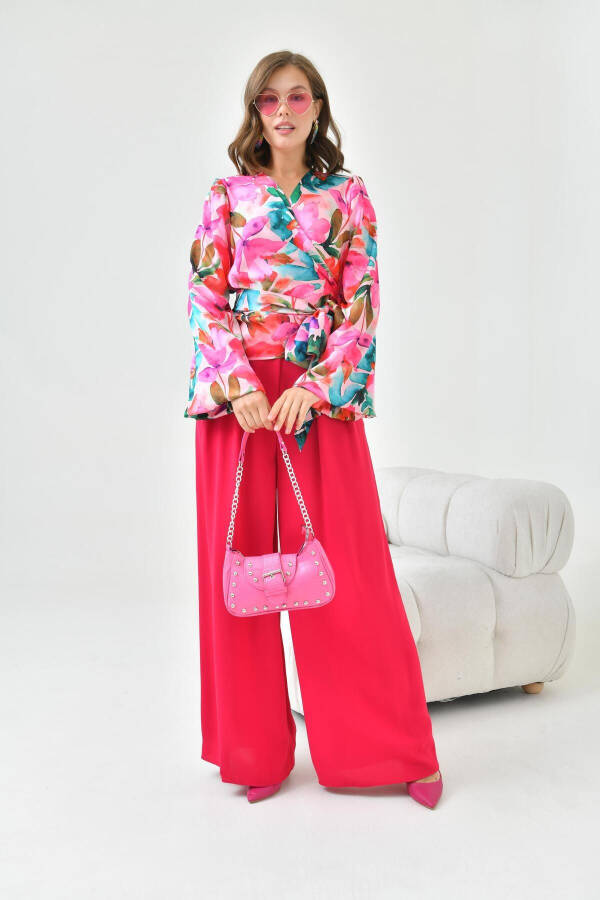 Women's Pantsuit Fuchsia 30860 - 27