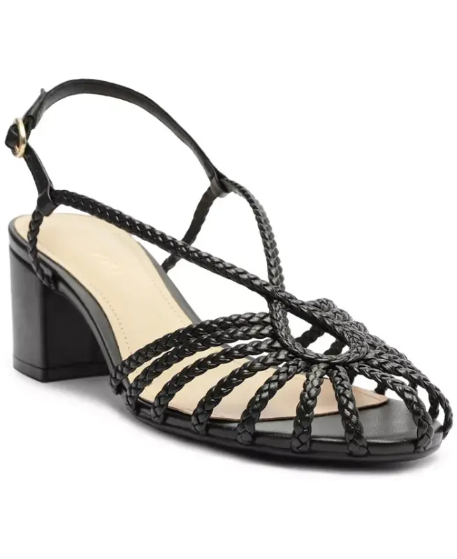 Women's Paola Mid Block Sandals - Black - 1