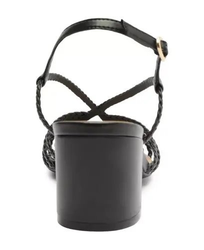 Women's Paola Mid Block Sandals - Black - 3