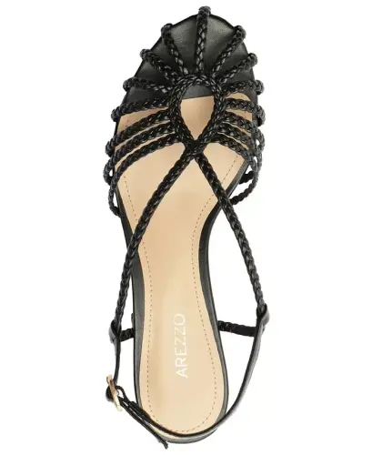 Women's Paola Mid Block Sandals - Black - 4
