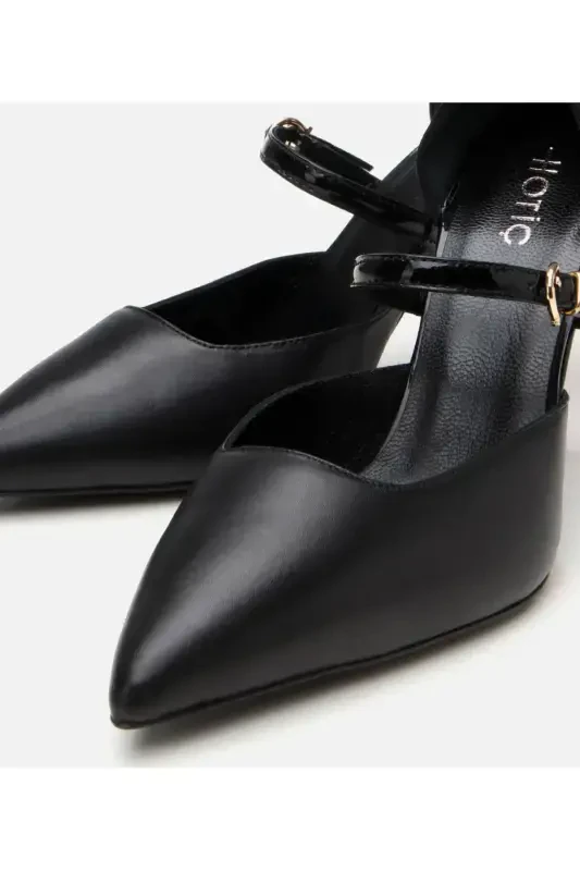 Women's Patent Leather Belted Stiletto - 3