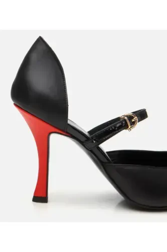 Women's Patent Leather Belted Stiletto - 4