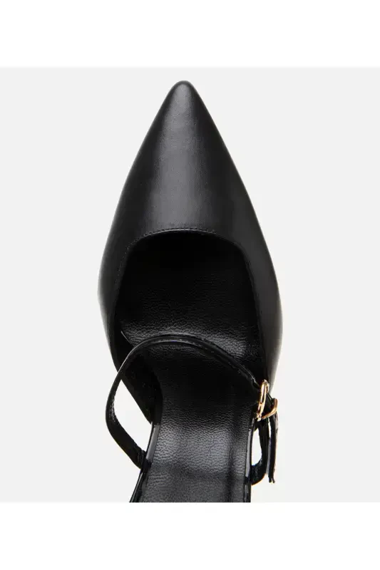 Women's Patent Leather Belted Stiletto - 5