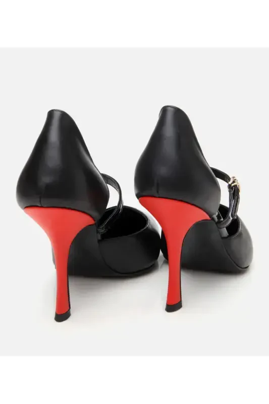 Women's Patent Leather Belted Stiletto - 7