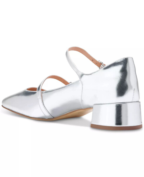 Women's Paxton Buckled Mary Jane Pumps Silver Specchio - 3