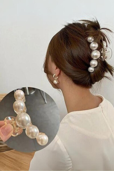 Women's Pearl Barrette - 1