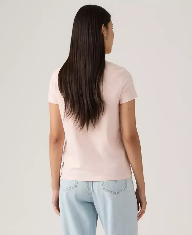 Women's Perfect Graphic Logo Cotton T-Shirt - Bucking Branco_tour Of The West Crystal Pink - 3