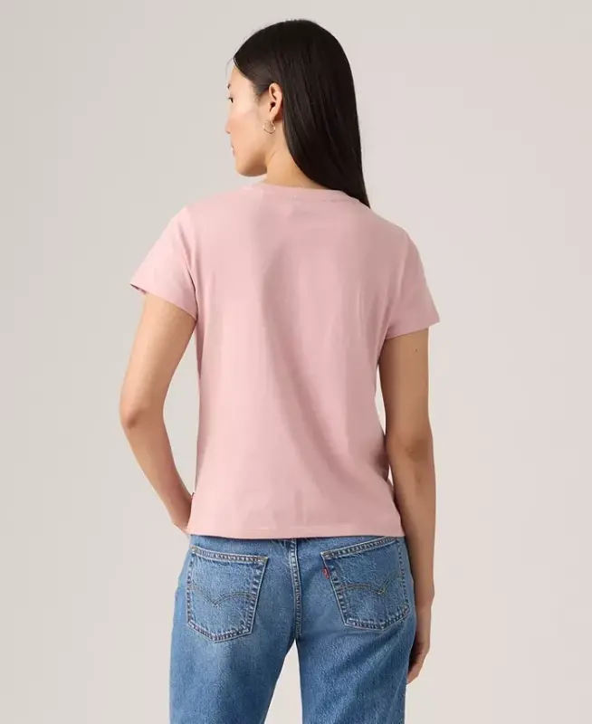 Women's Perfect Graphic Logo Cotton T-Shirt - Deer Figurine Zephyr - 4