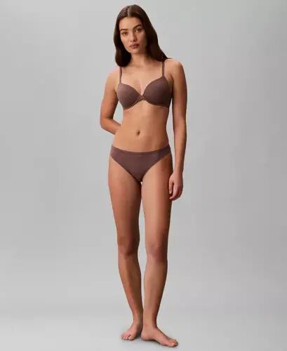 Women's Perfectly Fit Lightly Lined Full-Coverage T-Shirt Bra F3837 - Botanical Brown - Calvin Klein (1)