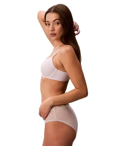 Women's Perfectly Fit Lightly Lined Full-Coverage T-Shirt Bra F3837 - Frosty Lilac - 3