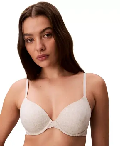 Women's Perfectly Fit Lightly Lined Full-Coverage T-Shirt Bra F3837 - Skin Tofu 