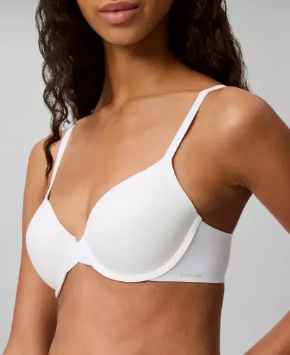 Women's Perfectly Fit Lightly Lined Full Coverage T-Shirt Bra F3837-White - 3