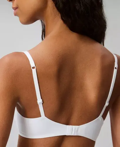 Women's Perfectly Fit Lightly Lined Full Coverage T-Shirt Bra F3837-White - 4