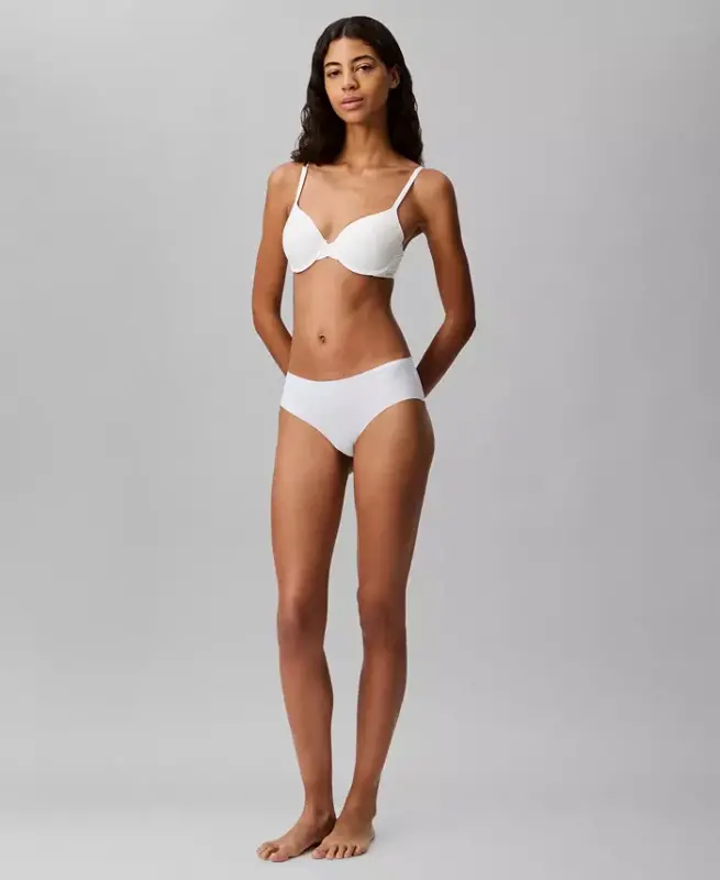 Women's Perfectly Fit Lightly Lined Full Coverage T-Shirt Bra F3837-White - 9