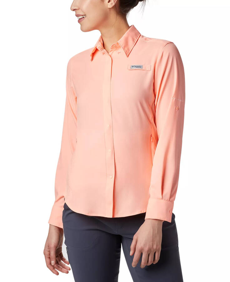 Women's PFG Tamiami II Long-Sleeved Shirt Tiki Pink - 1