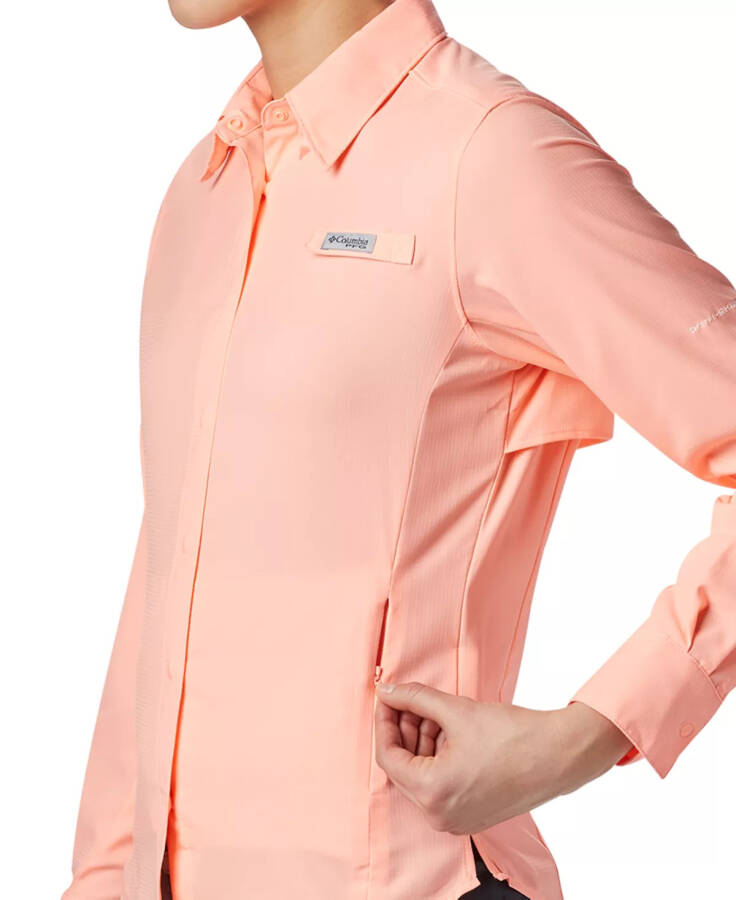 Women's PFG Tamiami II Long-Sleeved Shirt Tiki Pink - 3