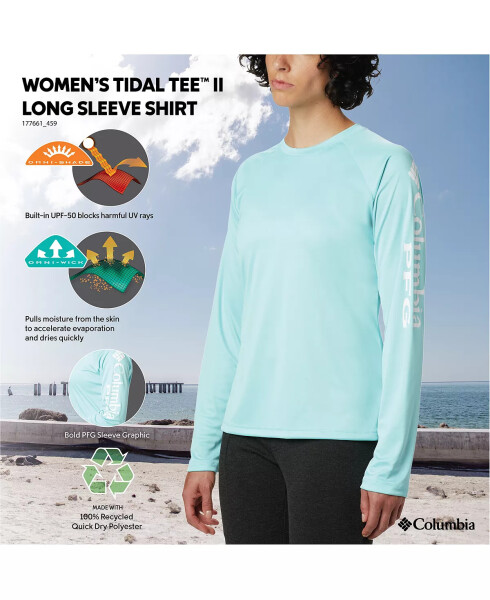 Women's PFG Tidal Tee II Omni-Shade™ T-Shirt Clear Blue - 2