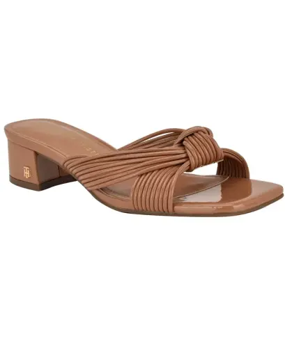 Women's Philie Knotted Crisscross Block Heel Sandals 