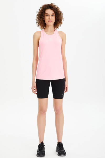 Women's Pink Soft Touch Quick Dry Performance Tank Top 0539 - 16