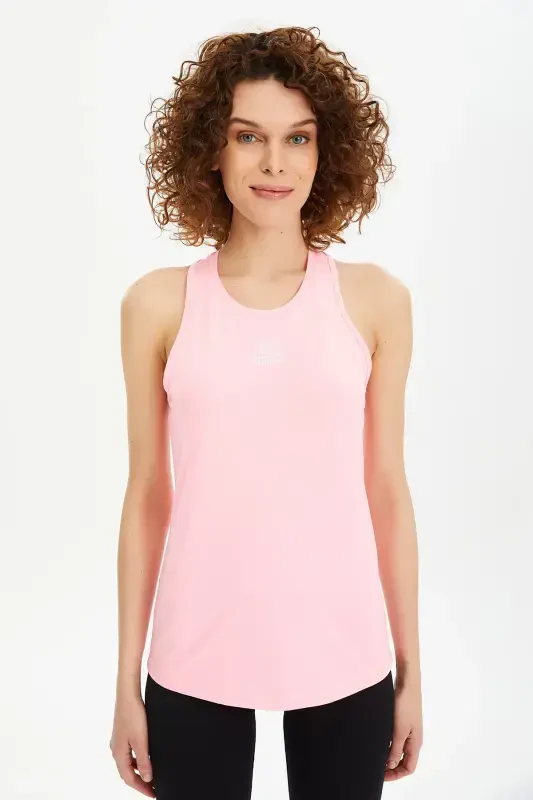 Women's Pink Soft Touch Quick Dry Performance Tank Top 0539 - BILCEE