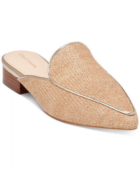 Women's Piper Mules Metallic Linen - 1