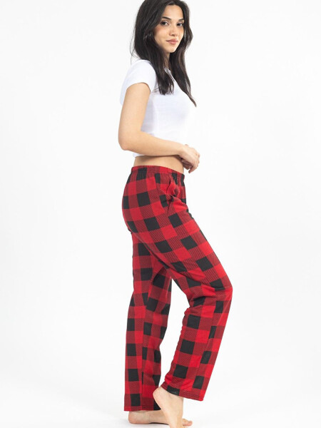 Women's Plaid Sweatpants - 6