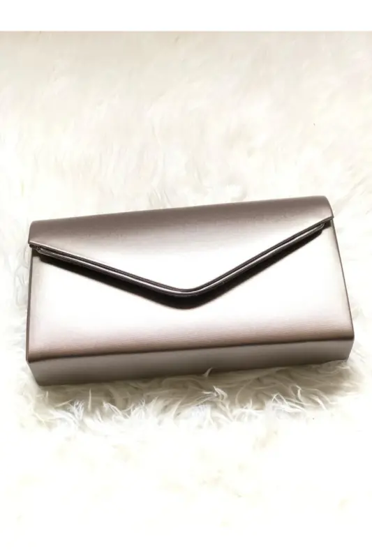 Women's Platinum Color Wallet Bag - PLATINUM - 2