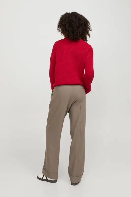 Women's Pleated Fabric Pants - Mary - 3