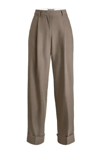 Women's Pleated Fabric Pants - Mary - 5