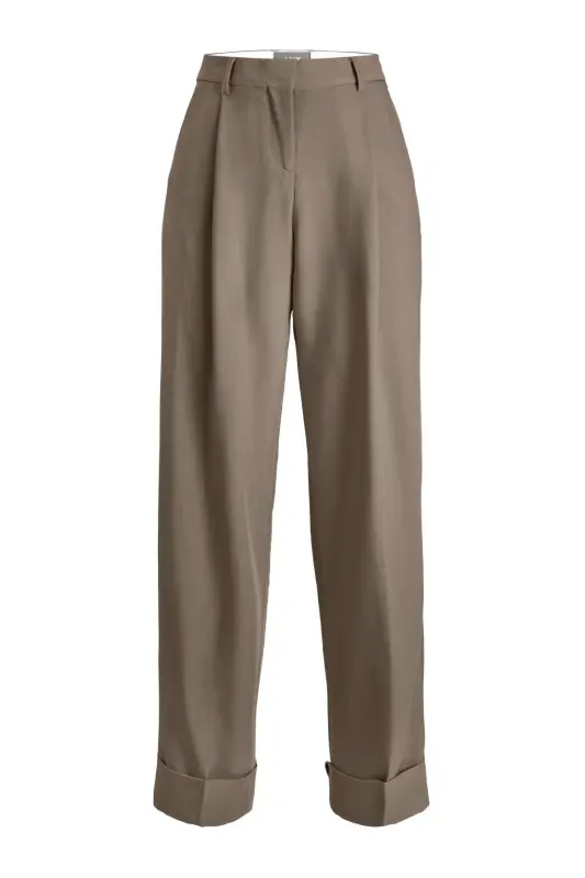 Women's Pleated Fabric Pants - Mary - 5