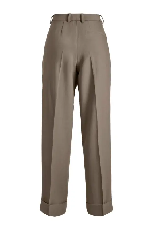 Women's Pleated Fabric Pants - Mary - 6