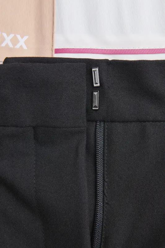 Women's Pleated Fabric Trousers - Mary - 7