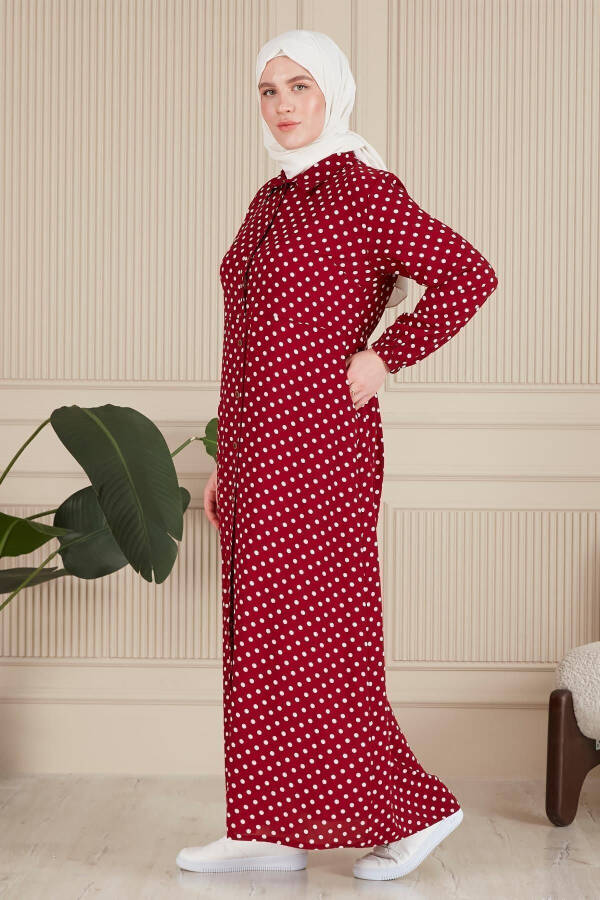 Women's Plus Size Polka Dot Dress - 21