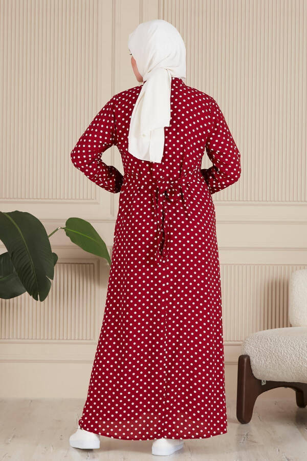 Women's Plus Size Polka Dot Dress - 16