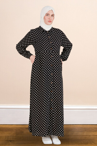 Women's Plus Size Polka Dot Dress - 25