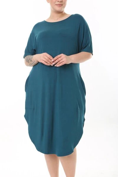 Women's Plus Size Viscose Dress - 11