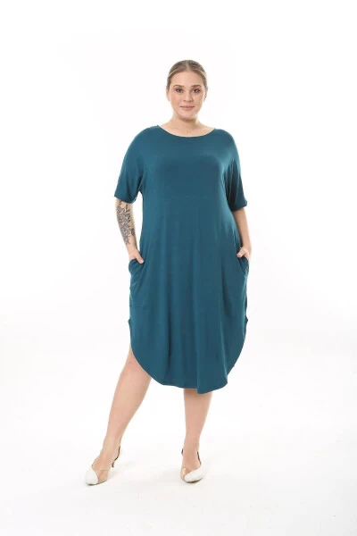 Women's Plus Size Viscose Dress - CRAZYSHOPPING (1)