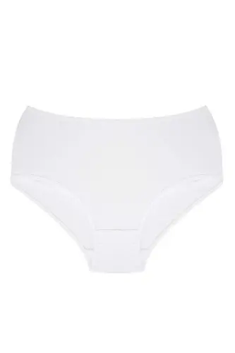 Women's Plus Size White Panties 40264 - 1