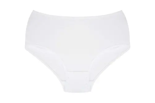 Women's Plus Size White Panties 40264 - BÜYÜKBEDENIZ (1)