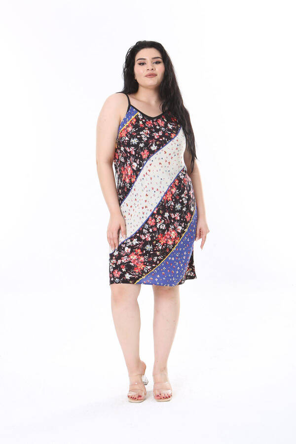 Women's Plus Size Woven Viscose Dress - 5