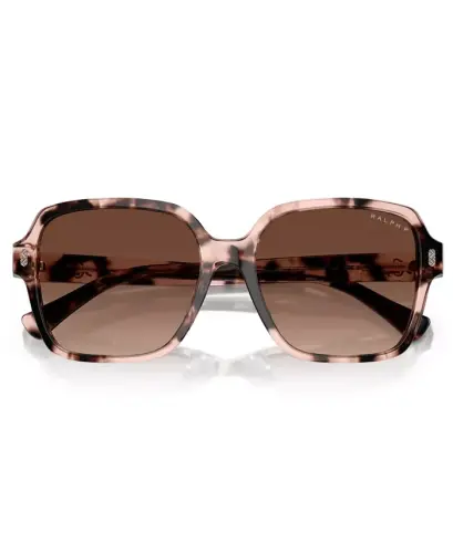 Women's Polarized Sunglasses, Gradient Polar RA5304U-Shiny Pink Havana - 3