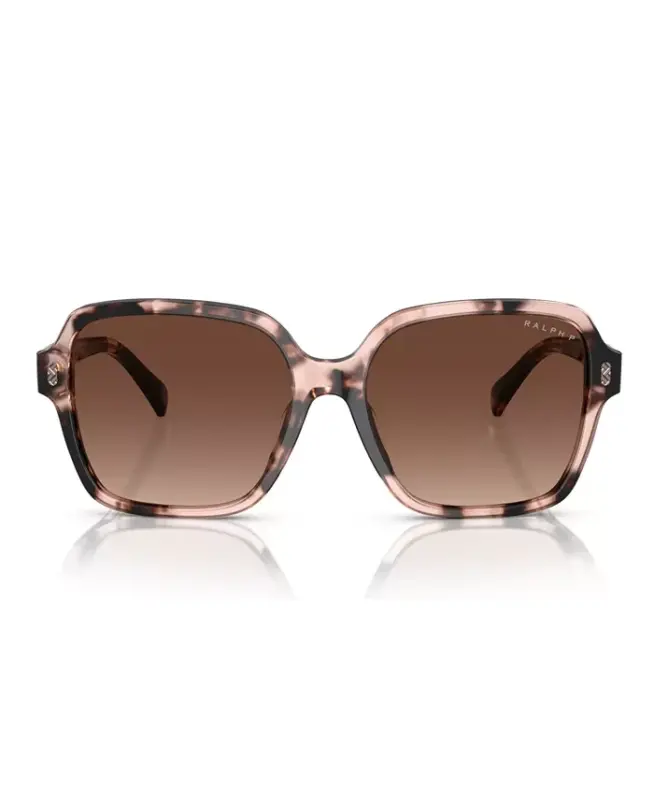 Women's Polarized Sunglasses, Gradient Polar RA5304U-Shiny Pink Havana - 2
