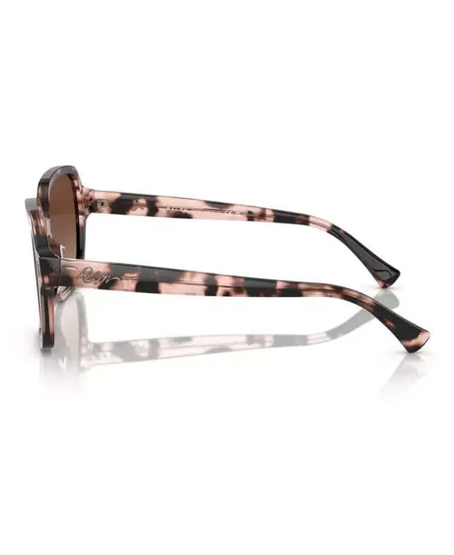 Women's Polarized Sunglasses, Gradient Polar RA5304U-Shiny Pink Havana - 5