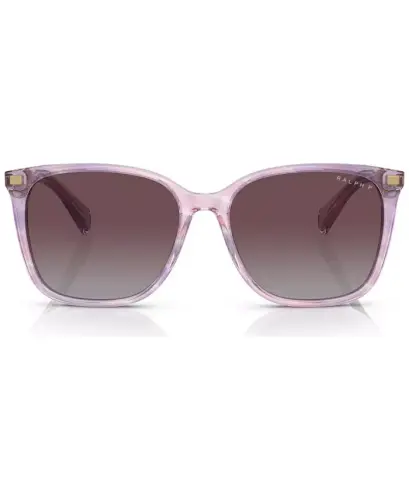 Women's Polarized Sunglasses, RA529356-YP - Striped Purple - Ralph by Ralph Lauren (1)
