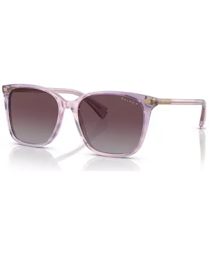 Women's Polarized Sunglasses, RA529356-YP - Striped Purple 