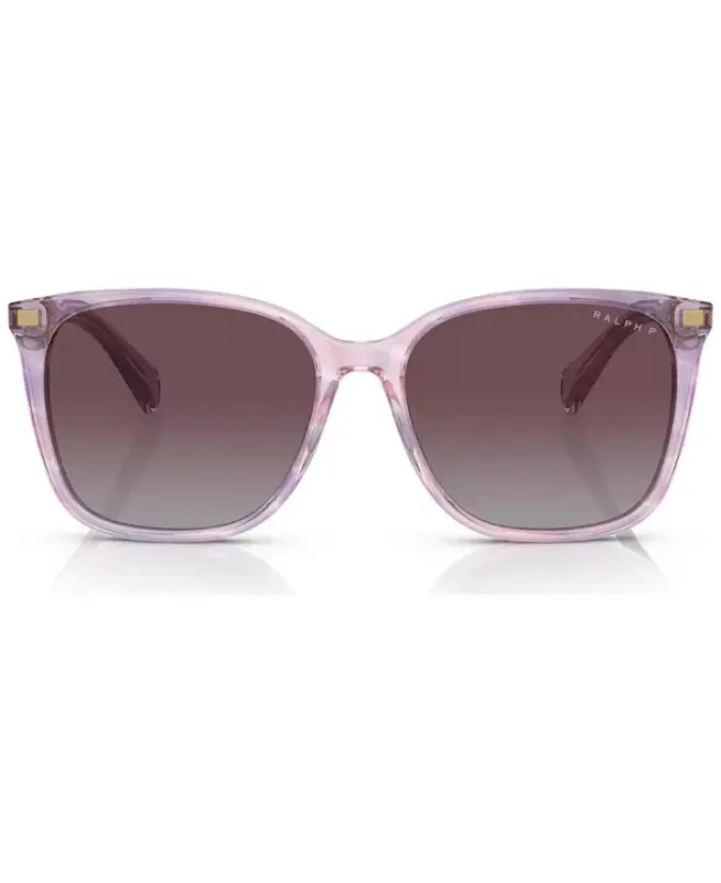 Women's Polarized Sunglasses, RA529356-YP - Striped Purple - 2