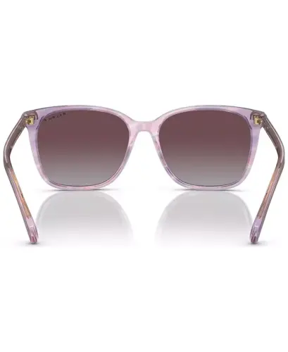 Women's Polarized Sunglasses, RA529356-YP - Striped Purple - 4