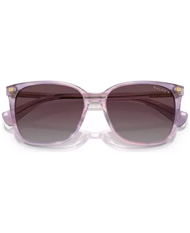 Women's Polarized Sunglasses, RA529356-YP - Striped Purple - 5