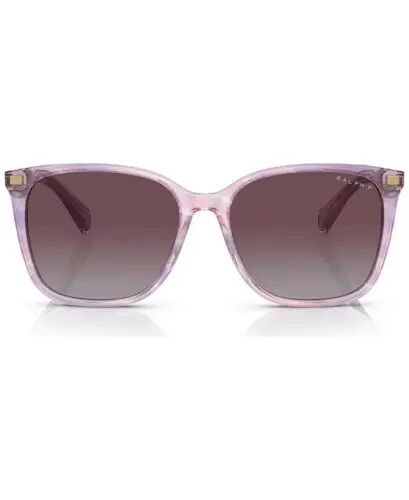 Women's Polarized Sunglasses, RA529356-YP - Striped Purple - Ralph by Ralph Lauren (1)